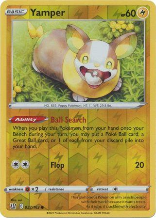 Battle Styles - 052/163 - Yamper (Reverse Holo)