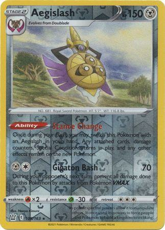 Battle Styles - 108/163 - Aegislash (Reverse Holo)