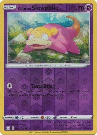 Battle Styles - 054/163 - Galarian Slowpoke (Reverse Holo)