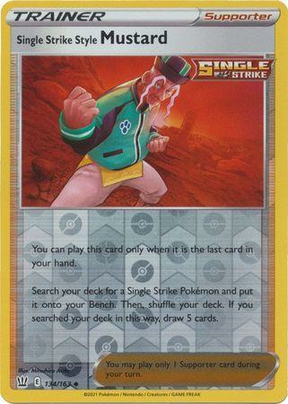 Battle Styles - 134/163 - Single Strike Style Mustard (Reverse Holo)