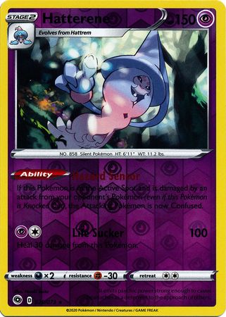 Champion's Path - 020/073 - Hatterene (Reverse Holo)