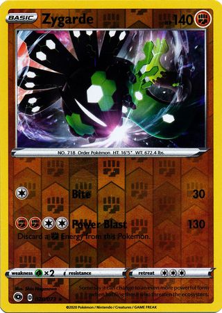 Champion's Path - 028/073 - Zygarde (Reverse Holo)