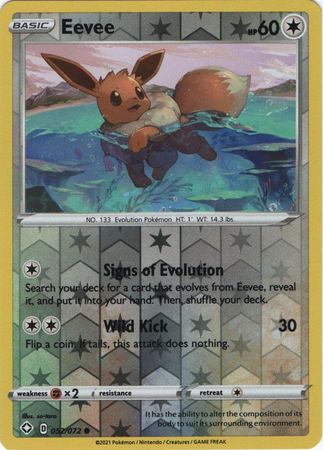 Shining Fates - 052/072 - Eevee (Reverse Holo)