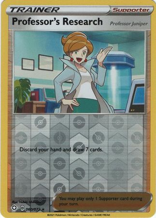 Shining Fates - 060/072 - Professor's Research (Professor Juniper) (Reverse Holo)