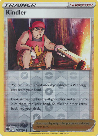 Karta Pokémon - Brilliant Stars - 143/172 - Kindler (Reverse Holo)