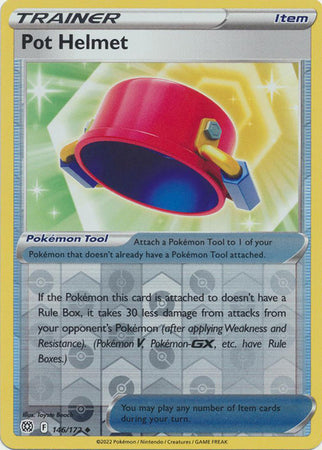Karta Pokémon - Brilliant Stars - 146/172 - Pot Helmet (Reverse Holo)