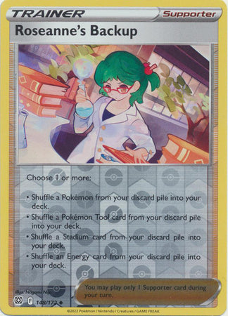 Karta Pokémon - Brilliant Stars - 148/172 - Roseanne's Backup (Reverse Holo)