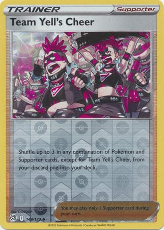 Karta Pokémon - Brilliant Stars - 149/172 - Team Yell's Cheer (Reverse Holo)