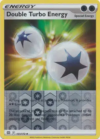 Karta Pokémon - Brilliant Stars - 151/172 - Double Turbo Energy (Reverse Holo)