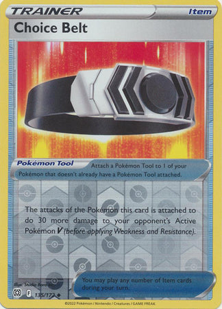 Karta Pokémon - Brilliant Stars - 135/172 - Choice Belt (Reverse Holo)