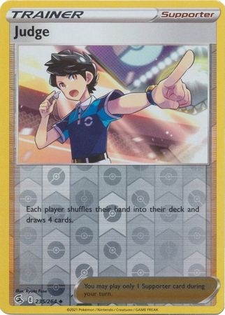Karta Pokémon - Fusion Strike - 235/264 - Judge (Reverse Holo)