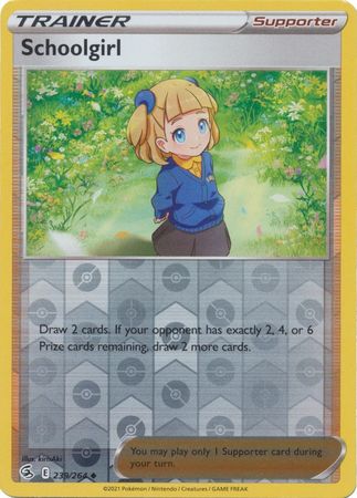 Karta Pokémon - Fusion Strike - 239/264 - Schoolgirl (Reverse Holo)