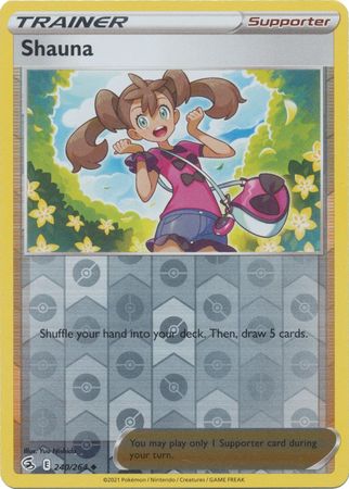 Karta Pokémon - Fusion Strike - 240/264 - Shauna (Reverse Holo)