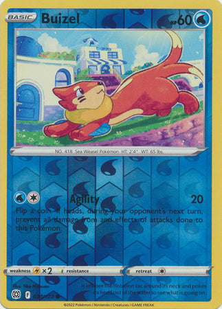 Karta Pokémon - Brilliant Stars - 038/172 - Buizel (Reverse Holo)