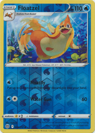 Karta Pokémon - Brilliant Stars - 039/172 - Floatzel (Reverse Holo)