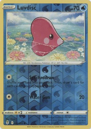 Karta Pokémon - Evolving Skies - 039/203 - Luvdisc (Reverse Holo)