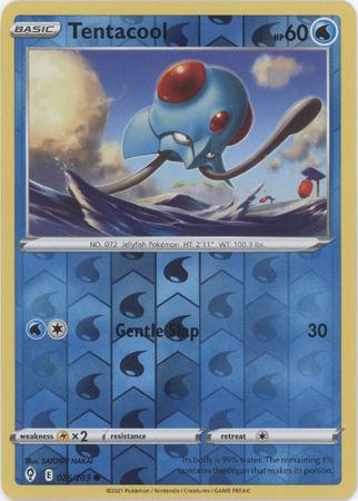 Karta Pokémon - Evolving Skies - 026/203 - Tentacool (Reverse Holo)