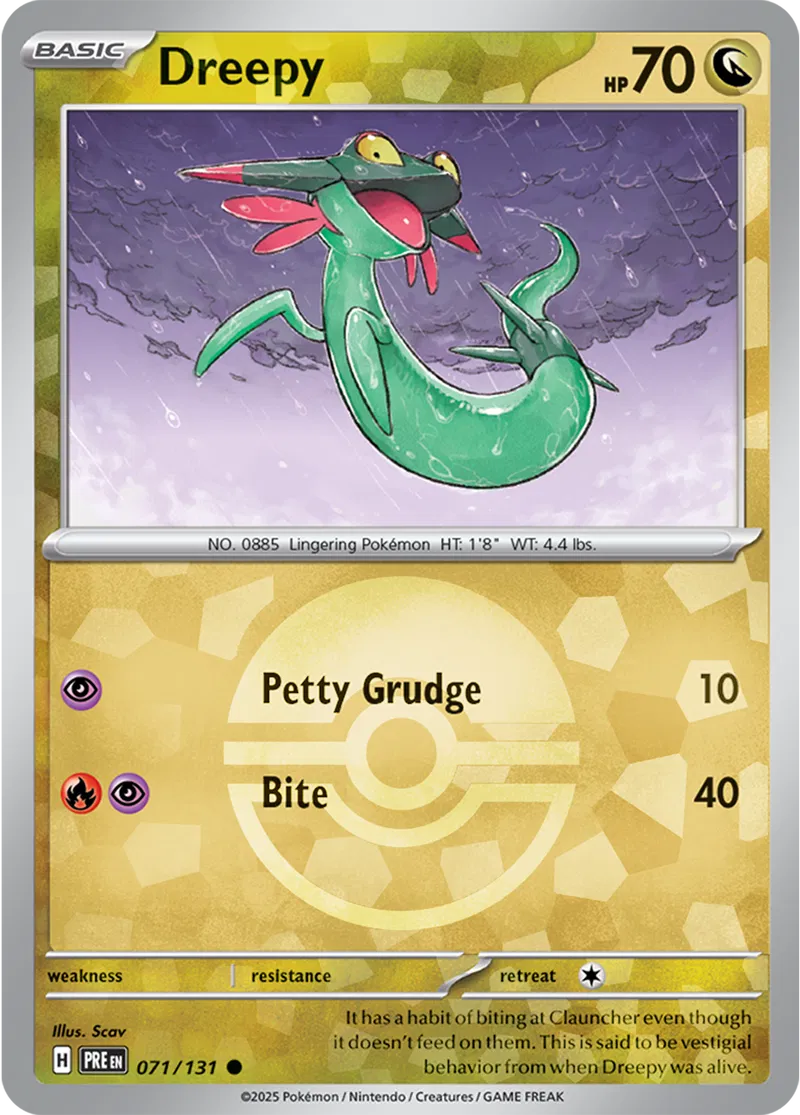 Prismatic Evolutions - 071/131 - Dreepy (Poké Ball Holo)