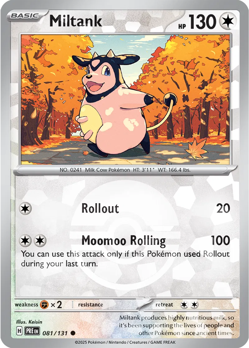 Prismatic Evolutions - 081/131 - Miltank (Poké Ball Holo)
