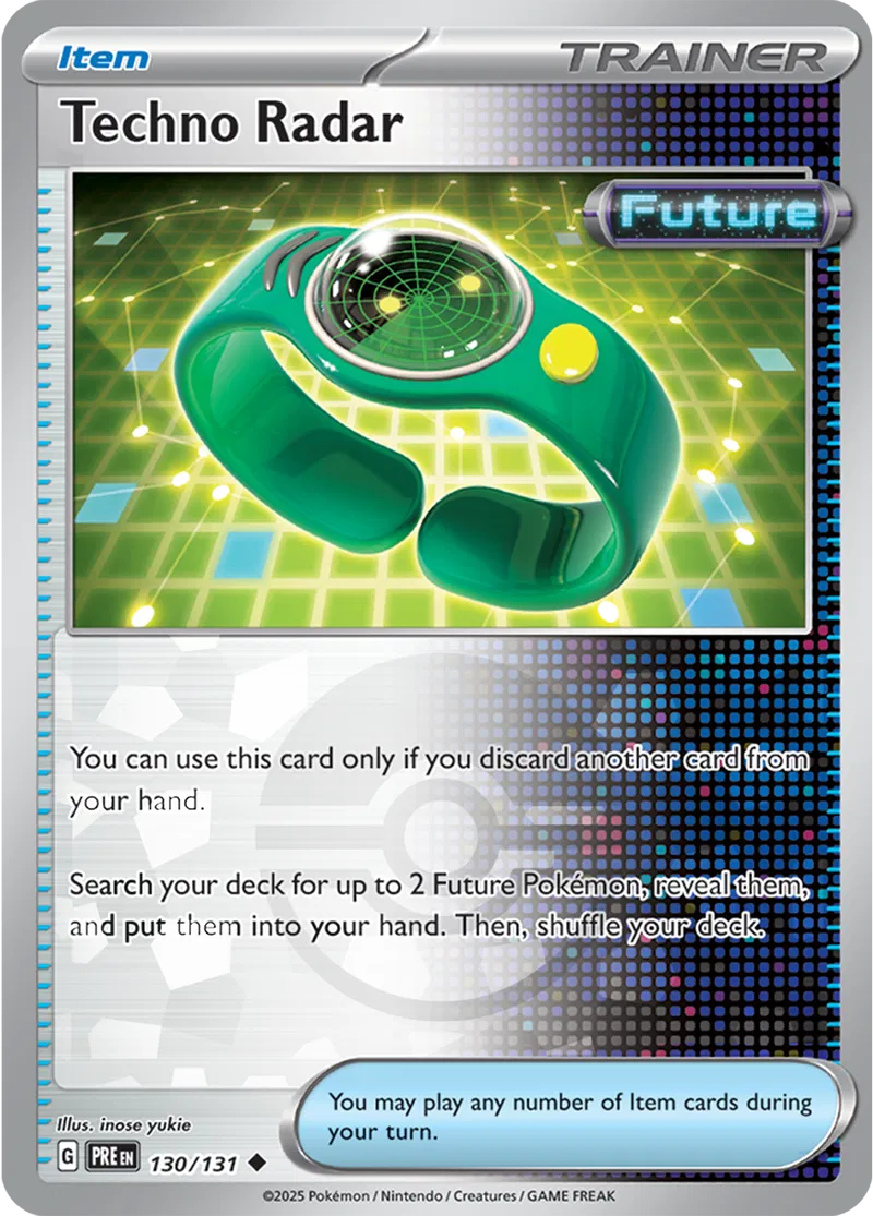 Prismatic Evolutions - 130/131 - Techno Radar (Poké Ball Holo)