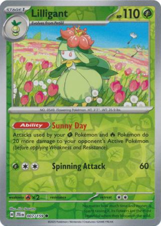 Journey Together - 007/159 - Lilligant (Reverse Holo)