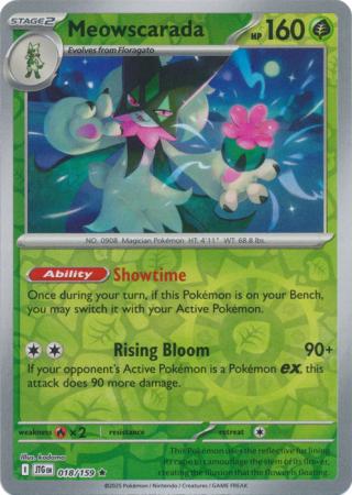 Journey Together - 018/159 - Meowscarada (Reverse Holo)