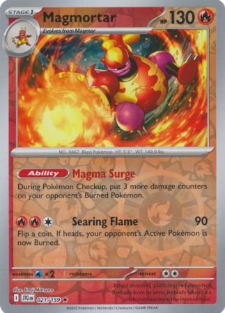Journey Together - 021/159 - Magmortar (Reverse Holo)