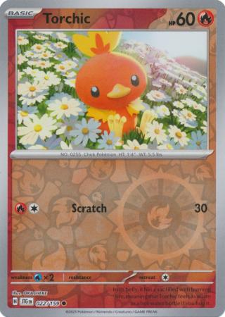 Journey Together - 022/159 - Torchic (Reverse Holo)