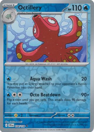Journey Together - 034/159 - Octillery (Reverse Holo)
