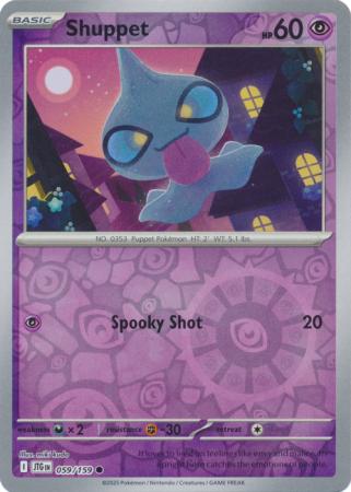 Journey Together - 059/159 - Shuppet (Reverse Holo)