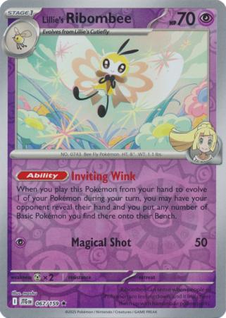 Journey Together - 067/159 - Lillie's Ribombee (Reverse Holo)