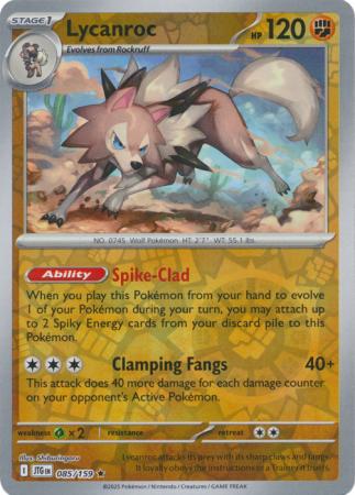 Journey Together - 085/159 - Lycanroc (Reverse Holo)