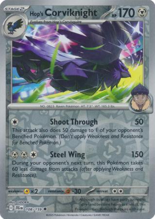 Journey Together - 108/159 - Hop's Corviknight (Reverse Holo)