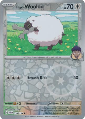 Journey Together - 135/159 - Hop's Wooloo (Reverse Holo)