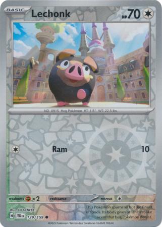Journey Together - 139/159 - Lechonk (Reverse Holo)