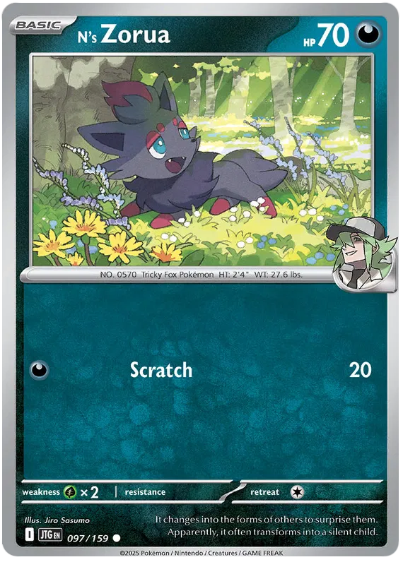 Journey Together - 097/159 - N's Zorua