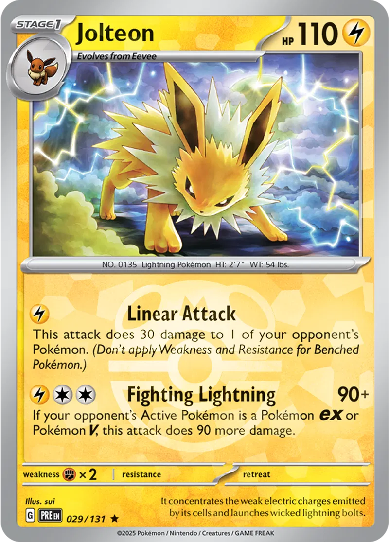 Prismatic Evolutions - 029/131 - Jolteon (Master Ball Holo)