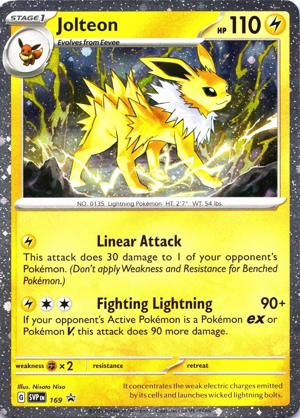 Scarlet & Violet Promos - SVP169 - Jolteon (Cosmos Holo)