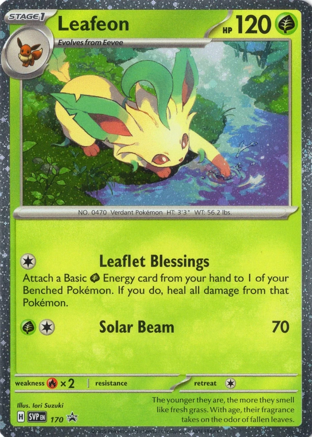 Scarlet & Violet Promos - SVP170 - Leafeon (Cosmos Holo)
