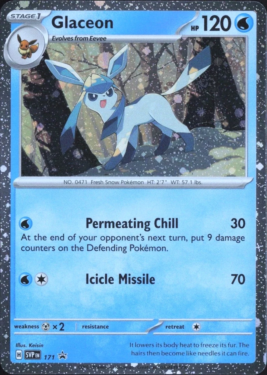 Scarlet & Violet Promos - SVP171 - Glaceon (Cosmos Holo)