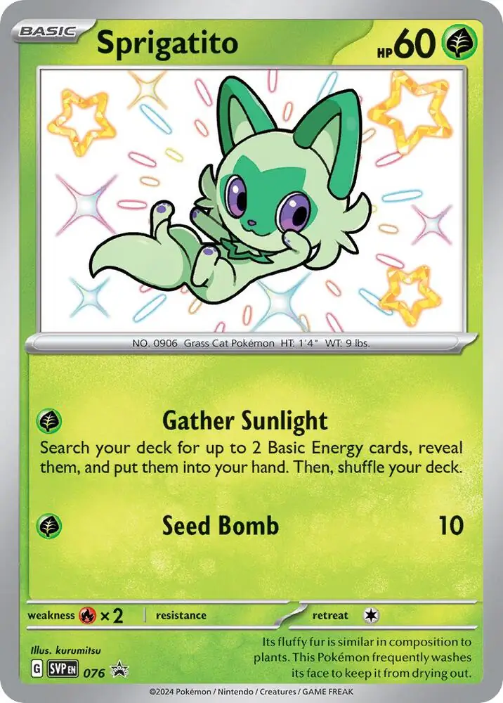Karta Pokémon - Scarlet & Violet Promos - SVP076 - Sprigatito
