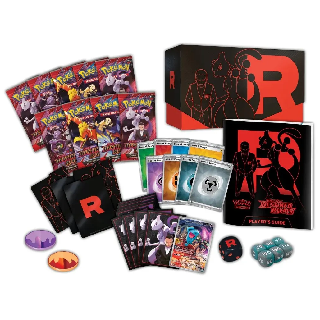 Destined Rivals – Elite Trainer Box - zawartość