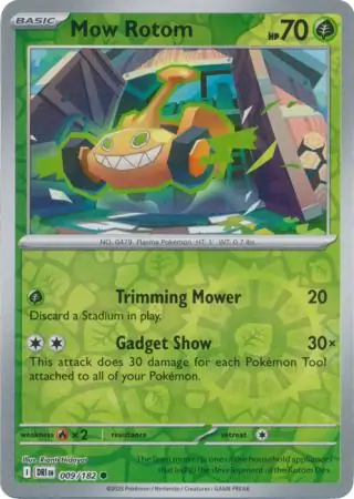 Destined Rivals - 009/182 - Mow Rotom (Reverse Holo)