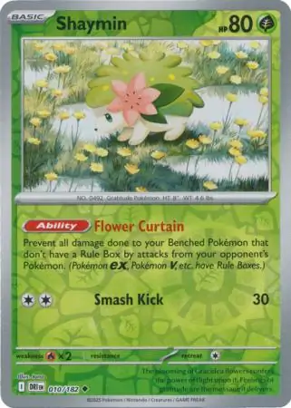 Destined Rivals - 010/182 - Shaymin (Reverse Holo)