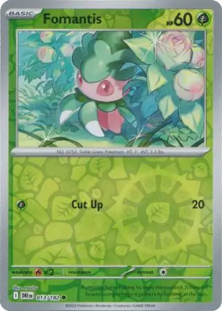 Destined Rivals - 013/182 - Fomantis (Reverse Holo)