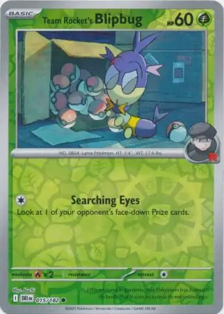 Destined Rivals - 015/182 - Team Rocket's Blipbug (Reverse Holo)