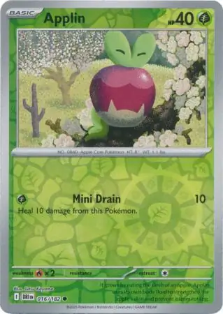 Destined Rivals - 016/182 - Applin (Reverse Holo)
