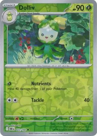 Destined Rivals - 022/182 - Dolliv (Reverse Holo)