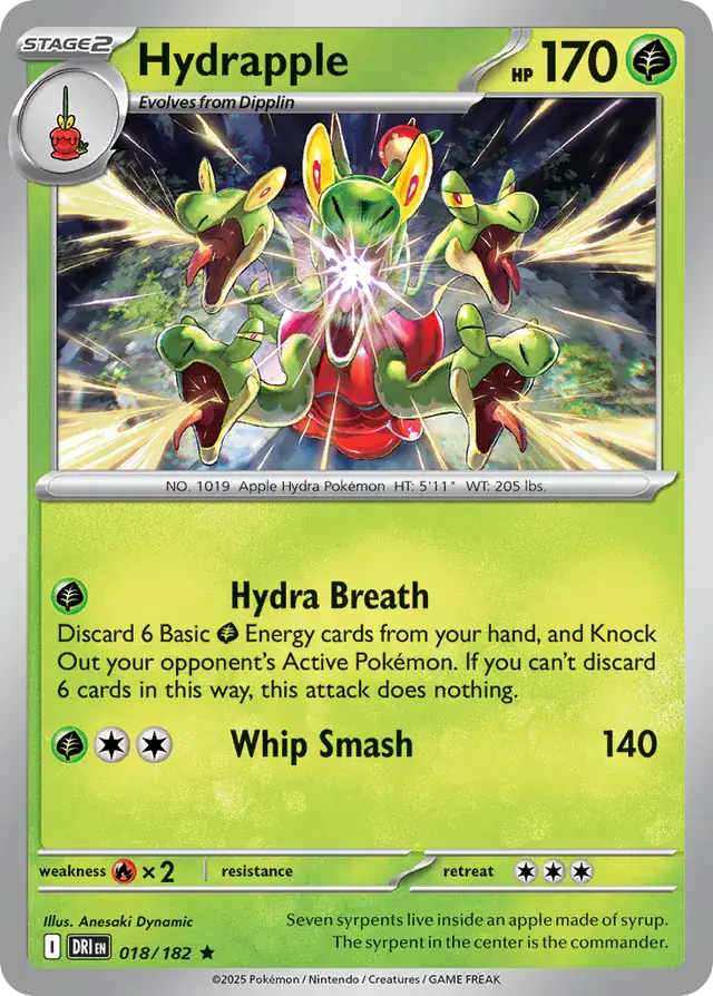 Destined Rivals - 018/182 - Hydrapple (Holo)