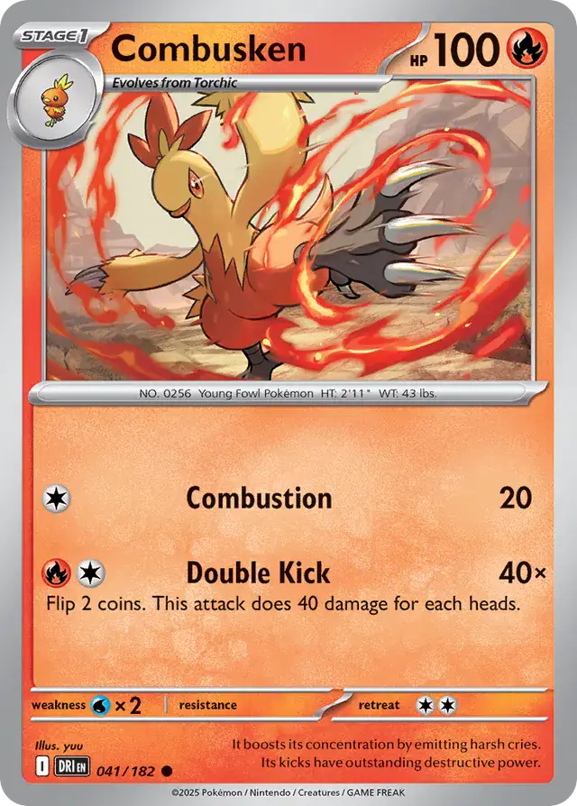 Destined Rivals - 041/182 - Combusken
